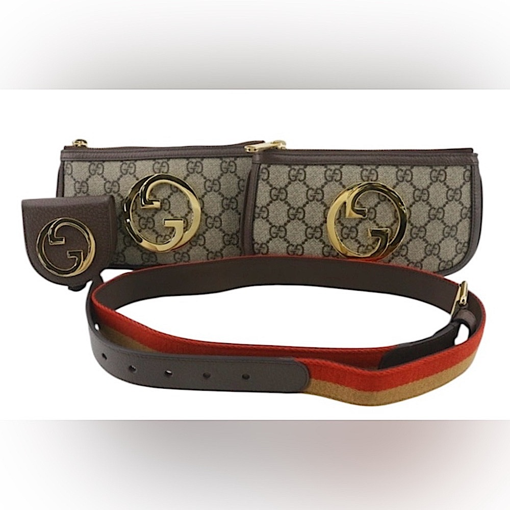 ✨🛍️ NWT Gucci Mini GG Supreme Blondie Belt Bag